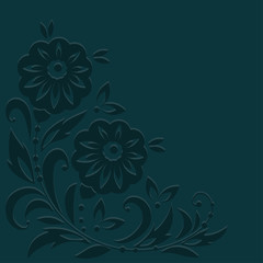 Floral background. Vector illustration