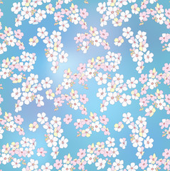 Floral seamless background. Flower pattern.