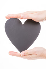 Obraz premium Herz in Händen halten!