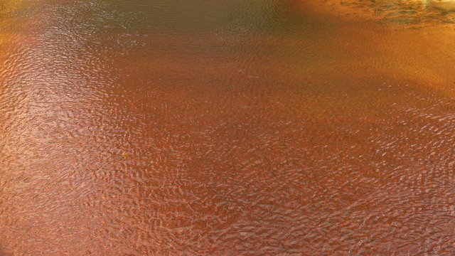 Water, fine sand, lumpy. 4K.
