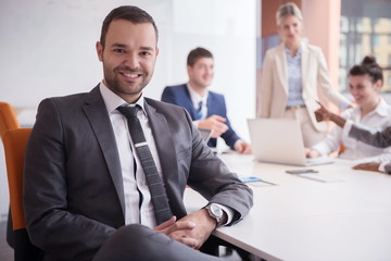 business people group at office