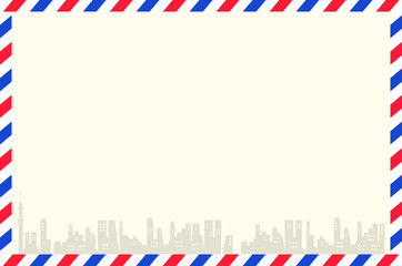 エアメール　街