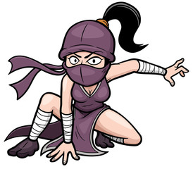 Vector illustration of Cartoon Ninja © sararoom