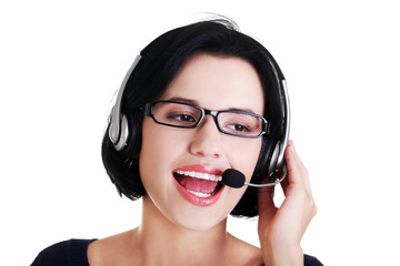 Call center woman