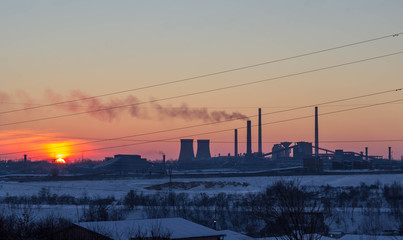 sunset steel mill