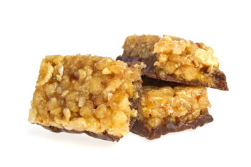 Energy bar isolated on white background
