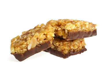 Energy bar isolated on white background