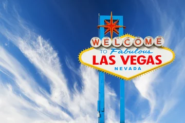 Fotobehang Welcome to Las Vegas Sign © somchaij