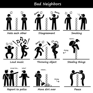 Bad Neighbors Pictogram