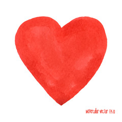 Red heart symbol love . Valentine day. Romance design element. Vector illustration Eps 10.		