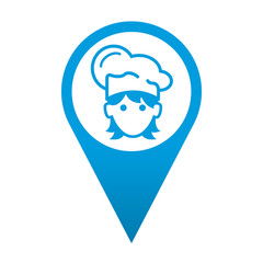 Icono localizacion cocinera