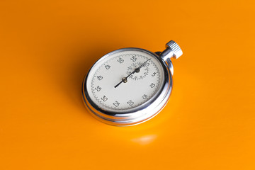 stopwatch on the white background