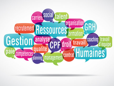 nuage de mots : GRH