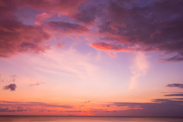 Burning Skies Setting Sun