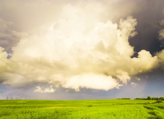 Tornado Coming Stormy Landscape
