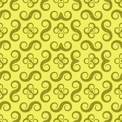 spiral monochromatic pattern