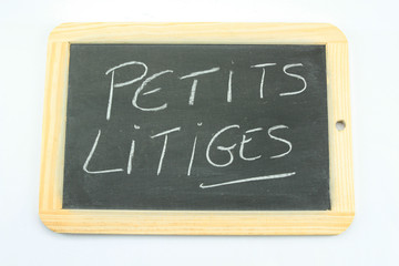 Obraz premium ardoise petits litiges