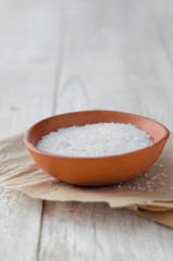 Bowl with salt