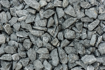 grey granite gravel background for mix concrete
