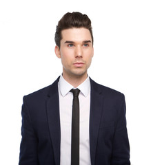 Trendy young man with jacket and tie