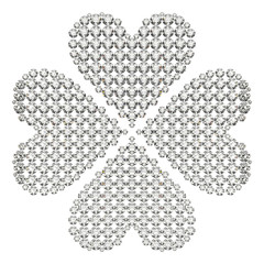 四葉のクローバーのイラスト