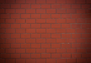Fototapeta na wymiar Red brick wall.
