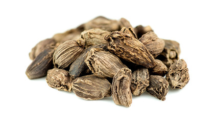 Macro closeup of cardamom seeds