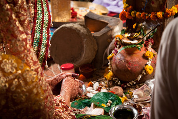 Indian Hindu traditional Wedding ritual