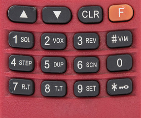 Fototapeta premium keyboard radio communication