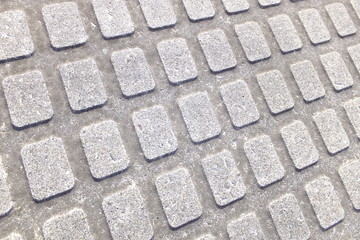 規則的な石畳・斜め