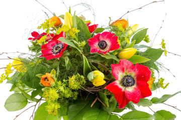 Strauß mit Frühlingsblumen