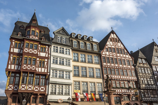 Ostzeile auf dem Römerberg in Frankfurt am Main
