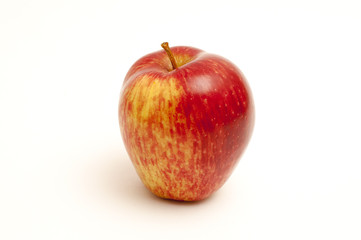 Apple on white