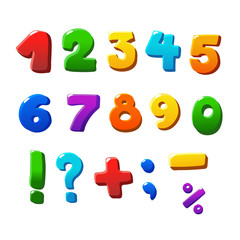 Colorful  numbers set