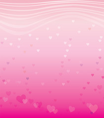 horizontal seamless texture with hearts