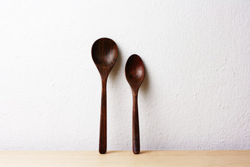 Couple wooden spoons