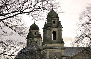 Old church in Edinburgh in the evening