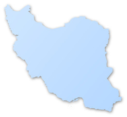 Carte de l'Iran