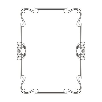 rectangular decorative frame