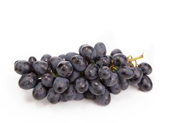 black ripe grapes