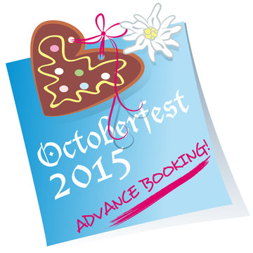 Octoberfest, advance booking