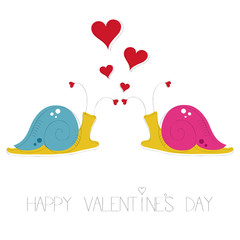 Happy valentine's day vector illustration
