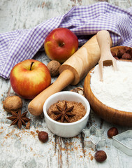 ingredients for apple pie