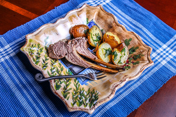 Lamb chops with potatoes 2