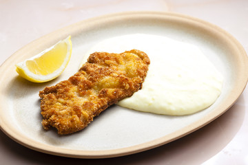 fried pork steak
