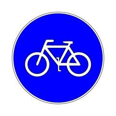 Radweg - Achtung Radfahrer