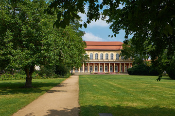 Schlossgarten und Schlossgartensalon Merseburg, Sachsen-Anhalt,