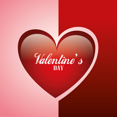 Valentines day design, vector illustration.