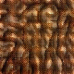 Orange mosaic (abstraction relief)