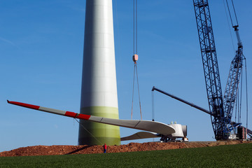 Windmill construction site